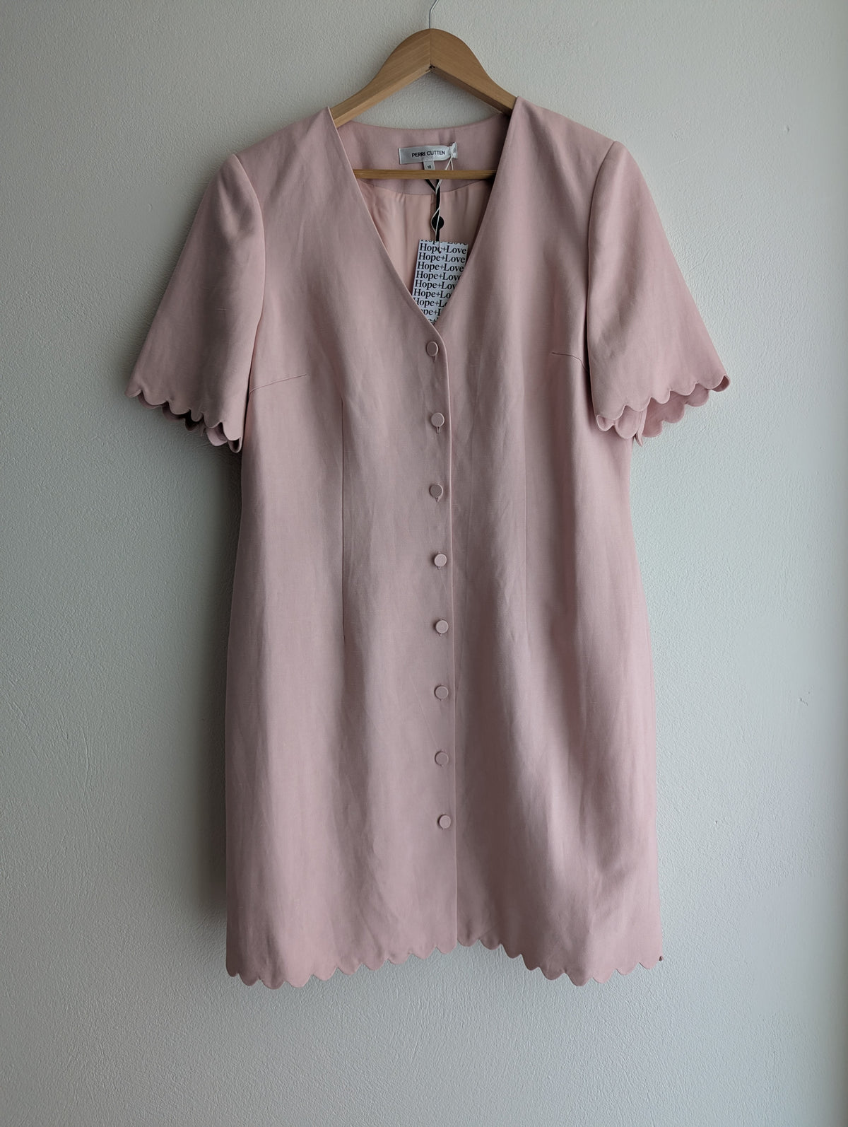 Perri Cutten Pink Shirt Dress