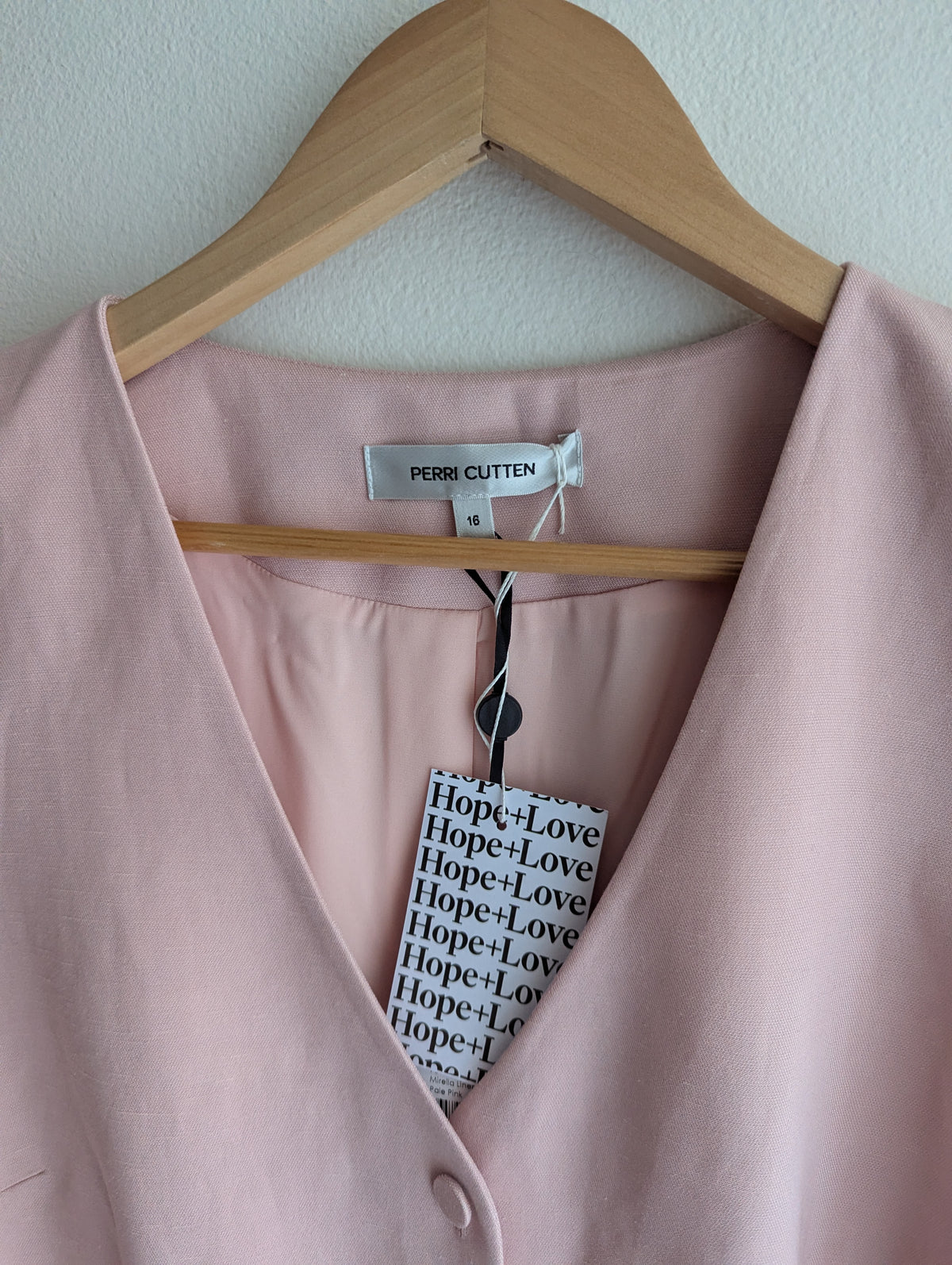 Perri Cutten Pink Shirt Dress