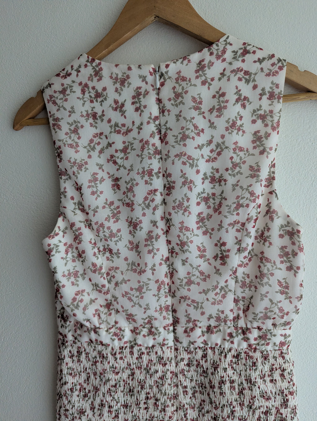 The East Order Floral Lace-up Mini Dress