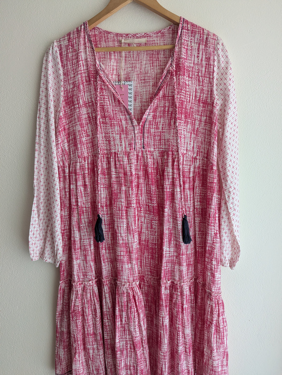 Lola Hot Pink Cotton Shift Dress