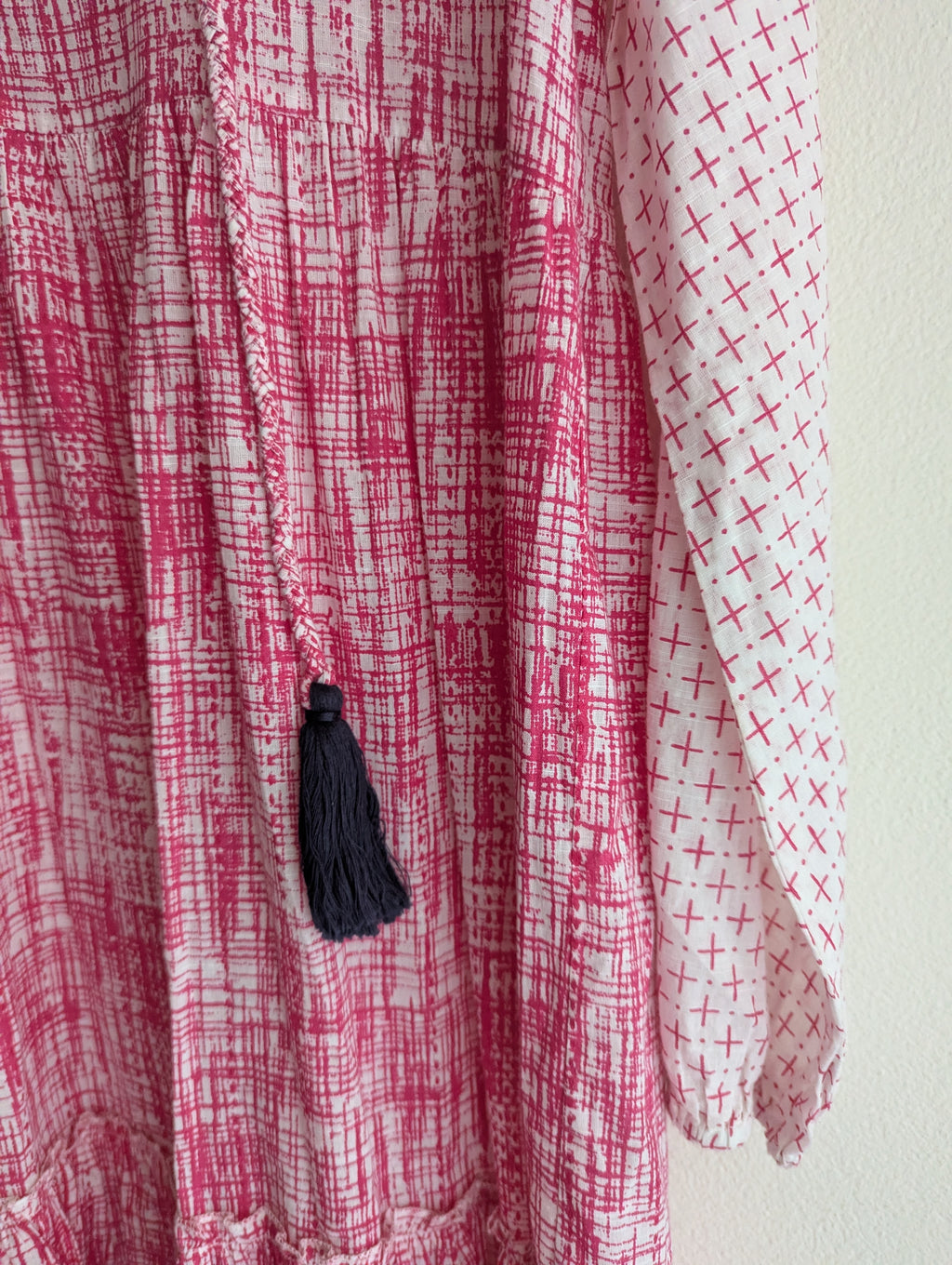 Lola Hot Pink Cotton Shift Dress