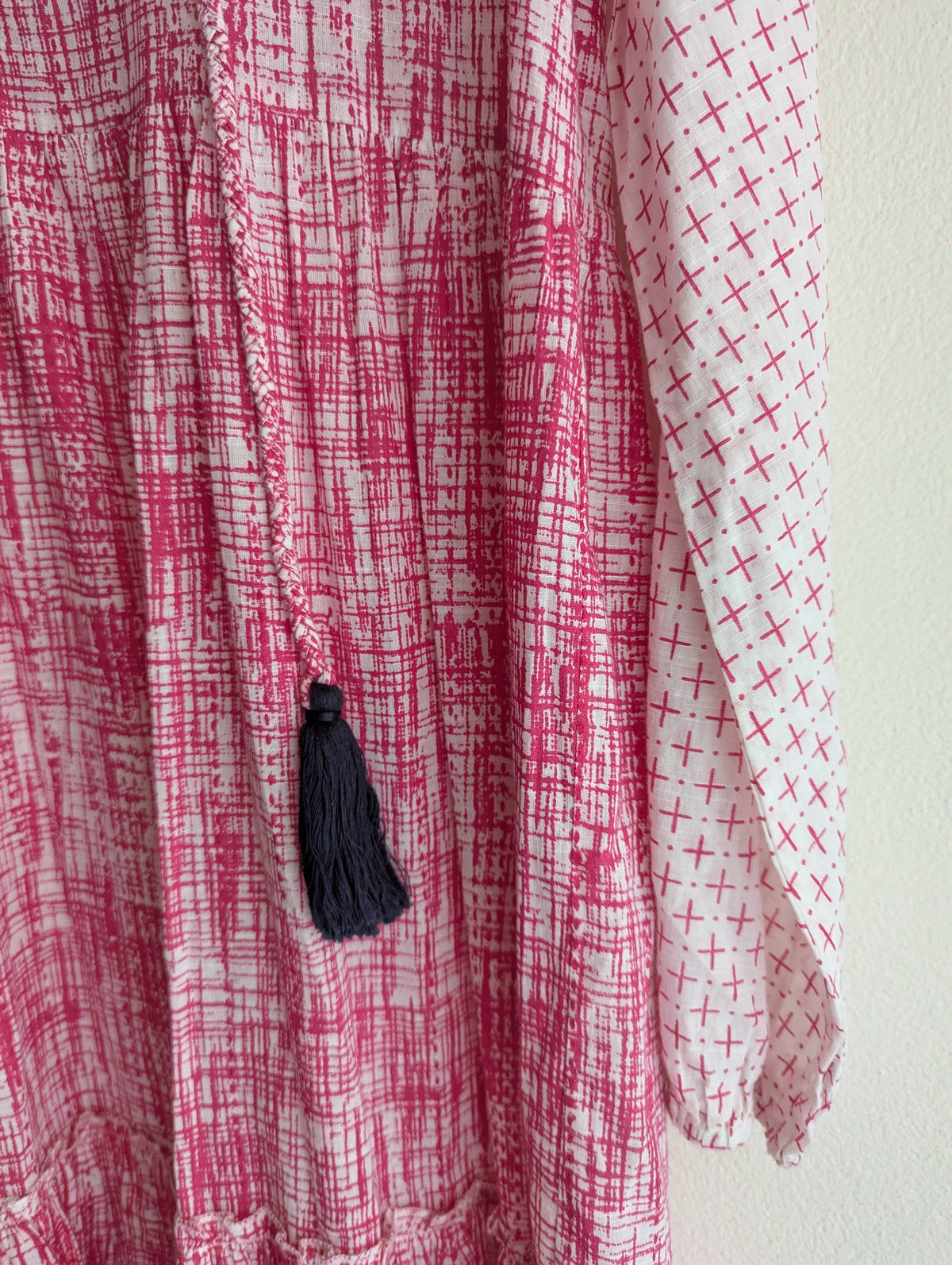 Lola Hot Pink Cotton Shift Dress