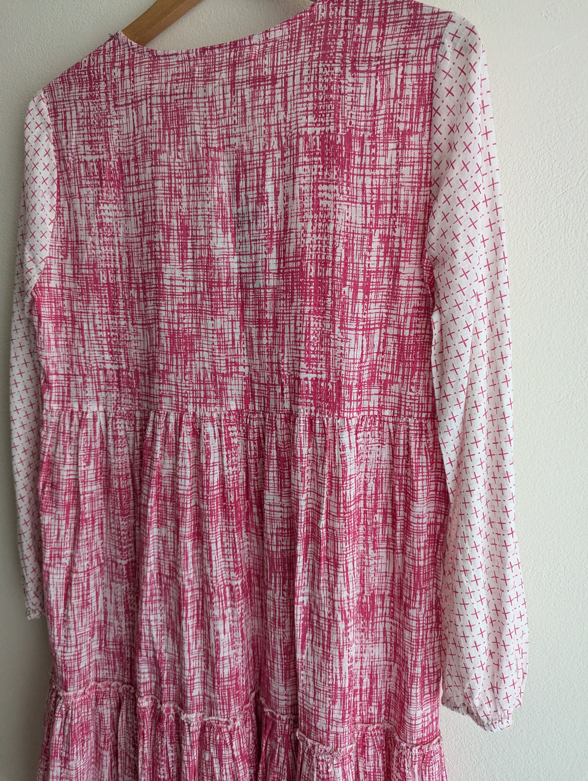 Lola Hot Pink Cotton Shift Dress
