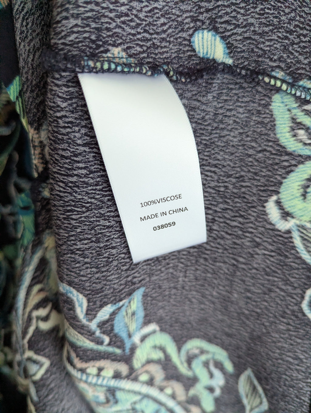 Sussan Navy Paisley Print Shirt Dress
