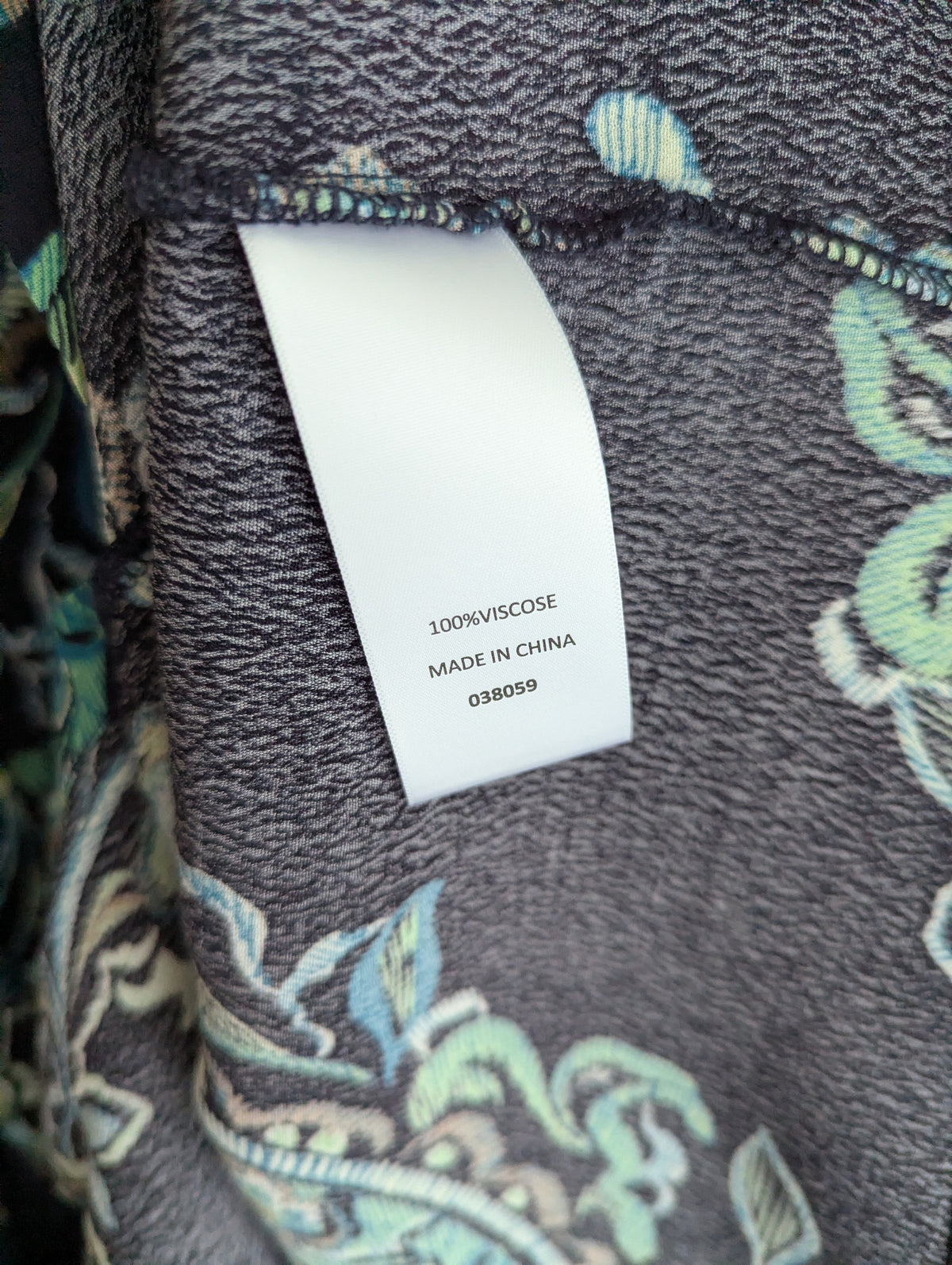 Sussan Navy Paisley Print Shirt Dress