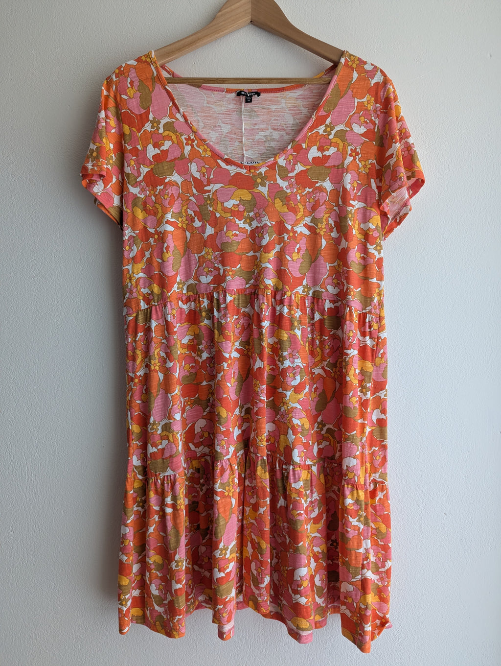 Emerge Retro Floral Cotton Dress