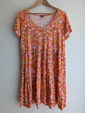 Emerge Retro Floral Cotton Dress
