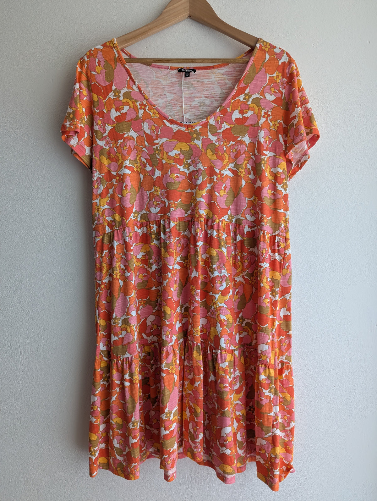 Emerge Retro Floral Cotton Dress