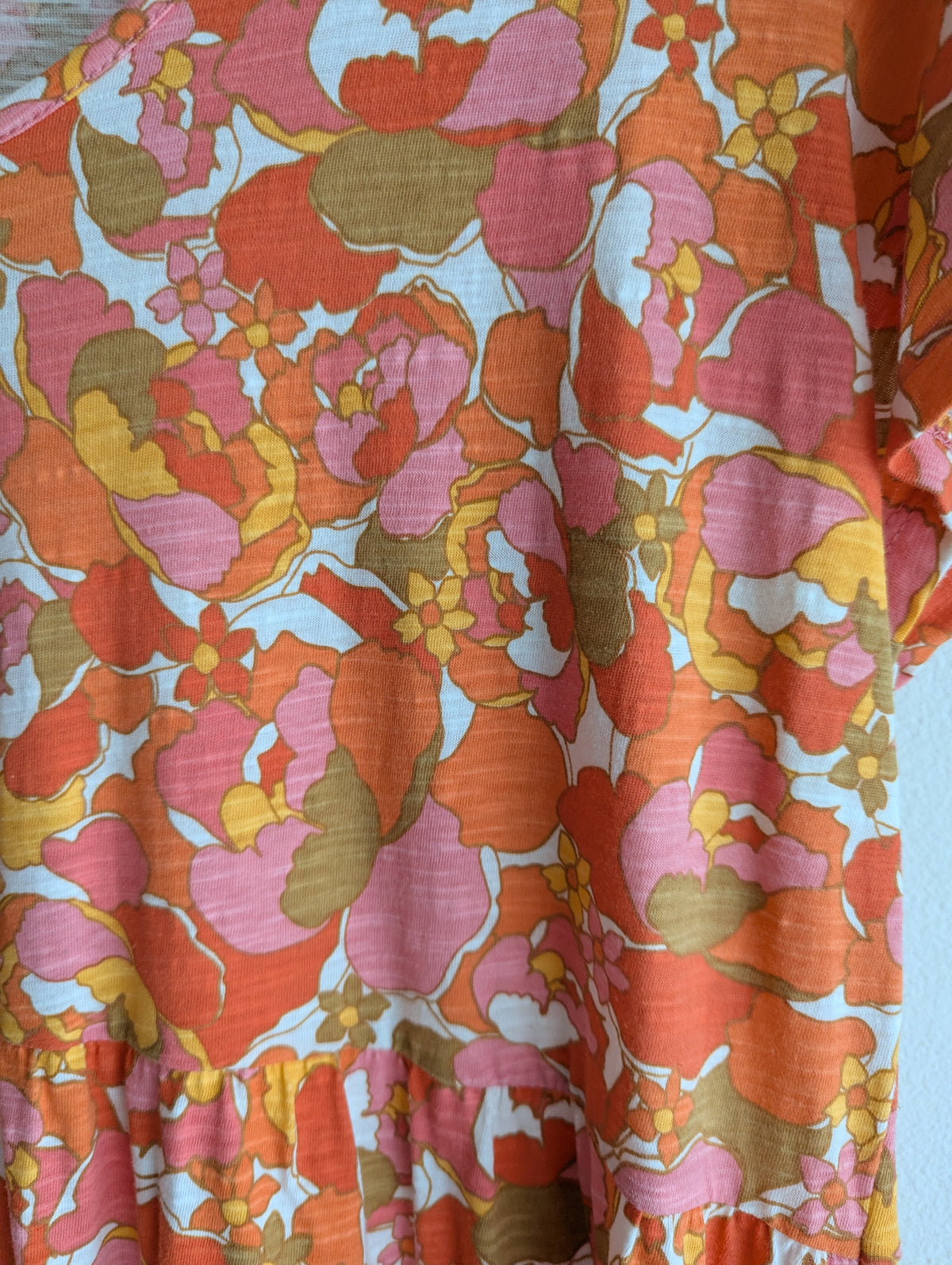 Emerge Retro Floral Cotton Dress