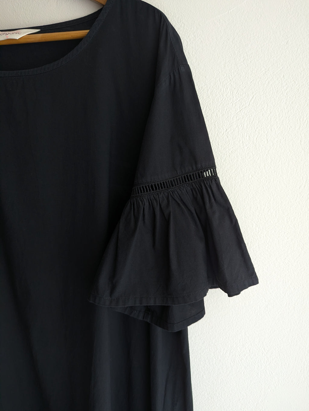 Gorman Black Organic Cotton Shift Dress