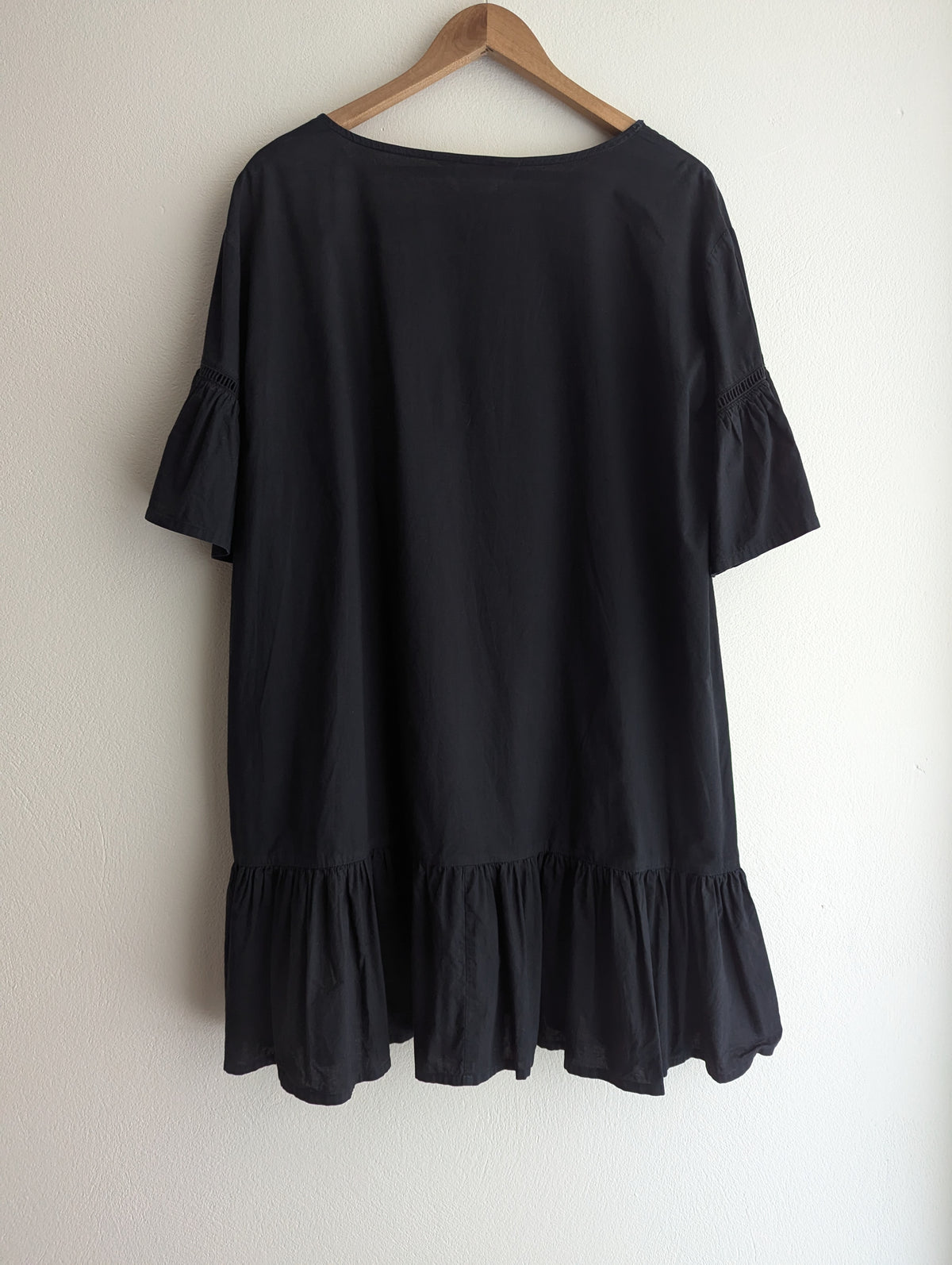 Gorman Black Organic Cotton Shift Dress