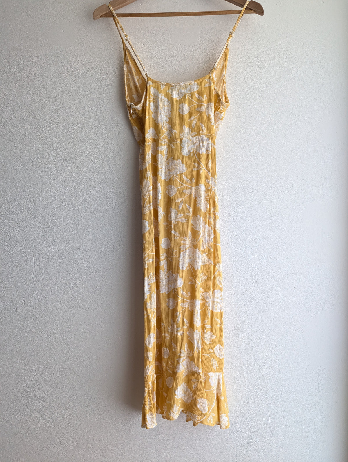House of Sienna Yellow Floral Sun Dress