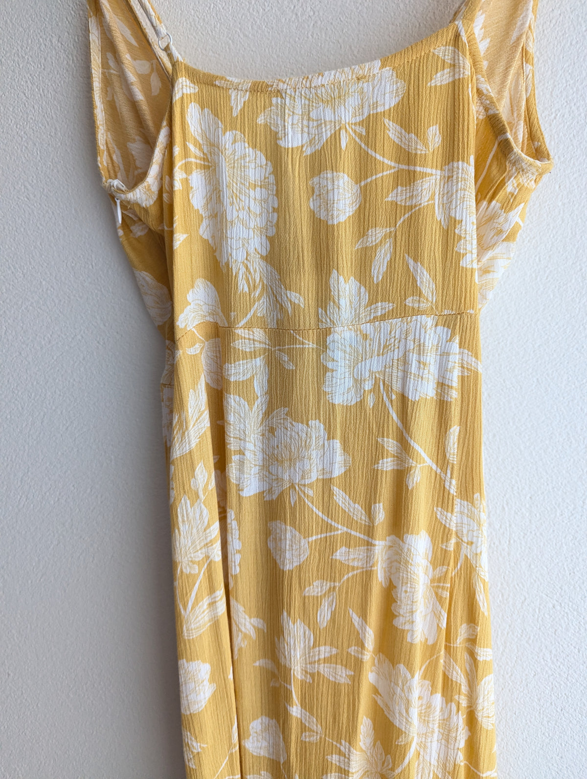 House of Sienna Yellow Floral Sun Dress
