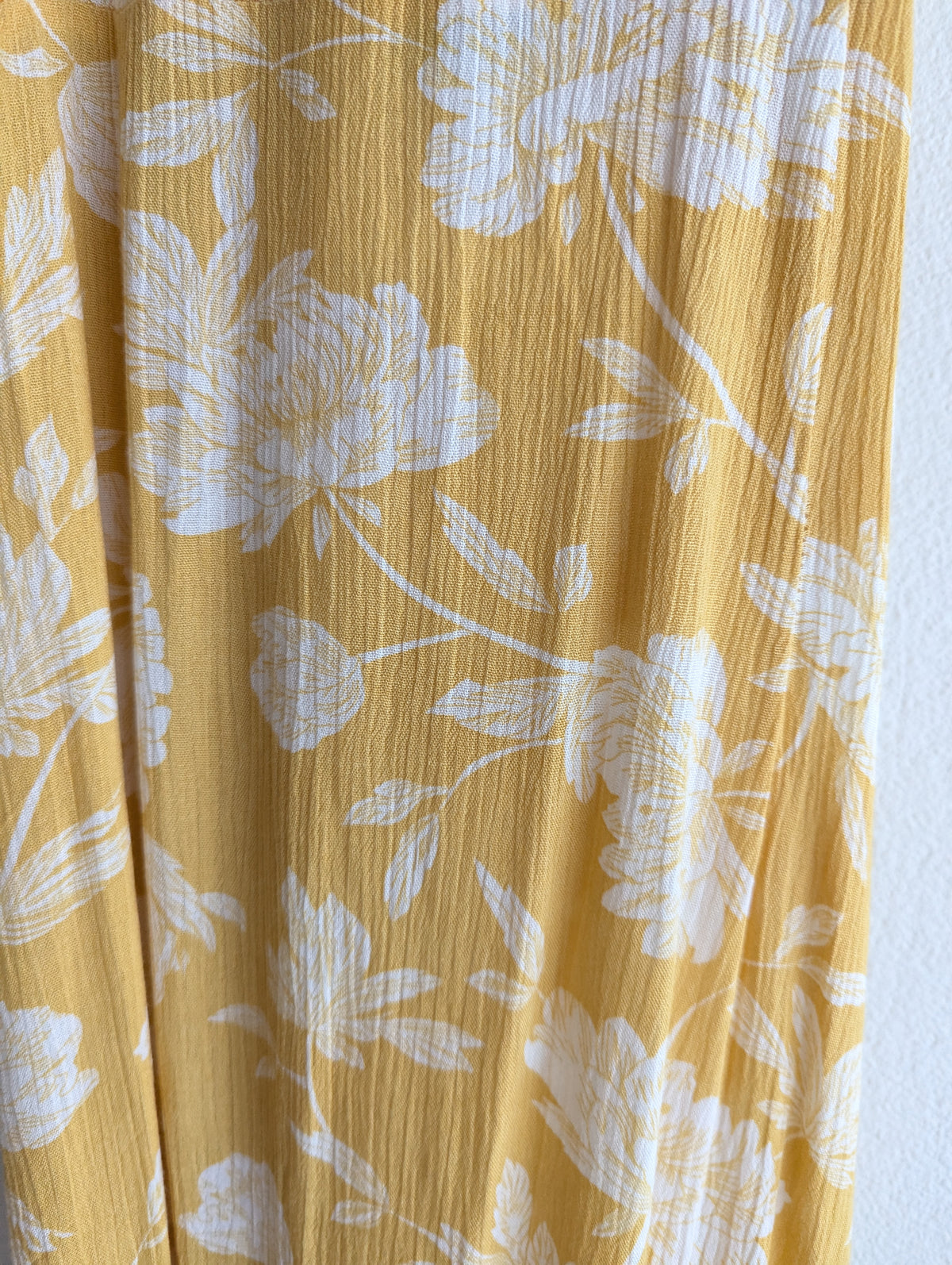 House of Sienna Yellow Floral Sun Dress
