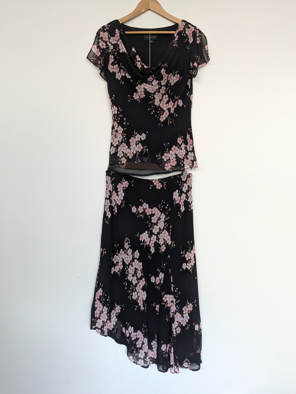 Liz Jordan Cherry Blossom Co-ord Skirt Set