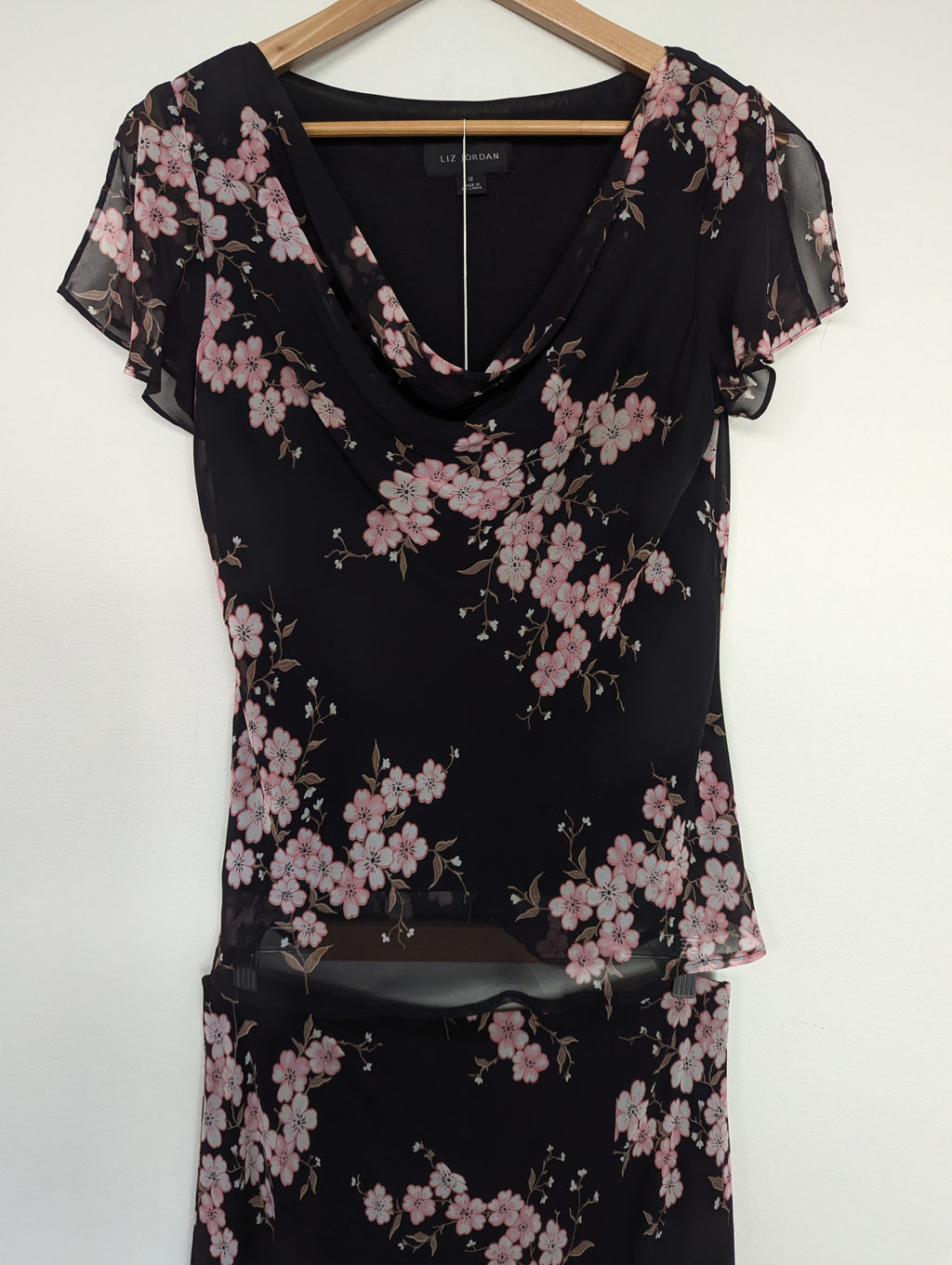 Liz Jordan Cherry Blossom Co-ord Skirt Set
