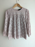 Decjuba Dusty Pink Broderie Anglaise Top