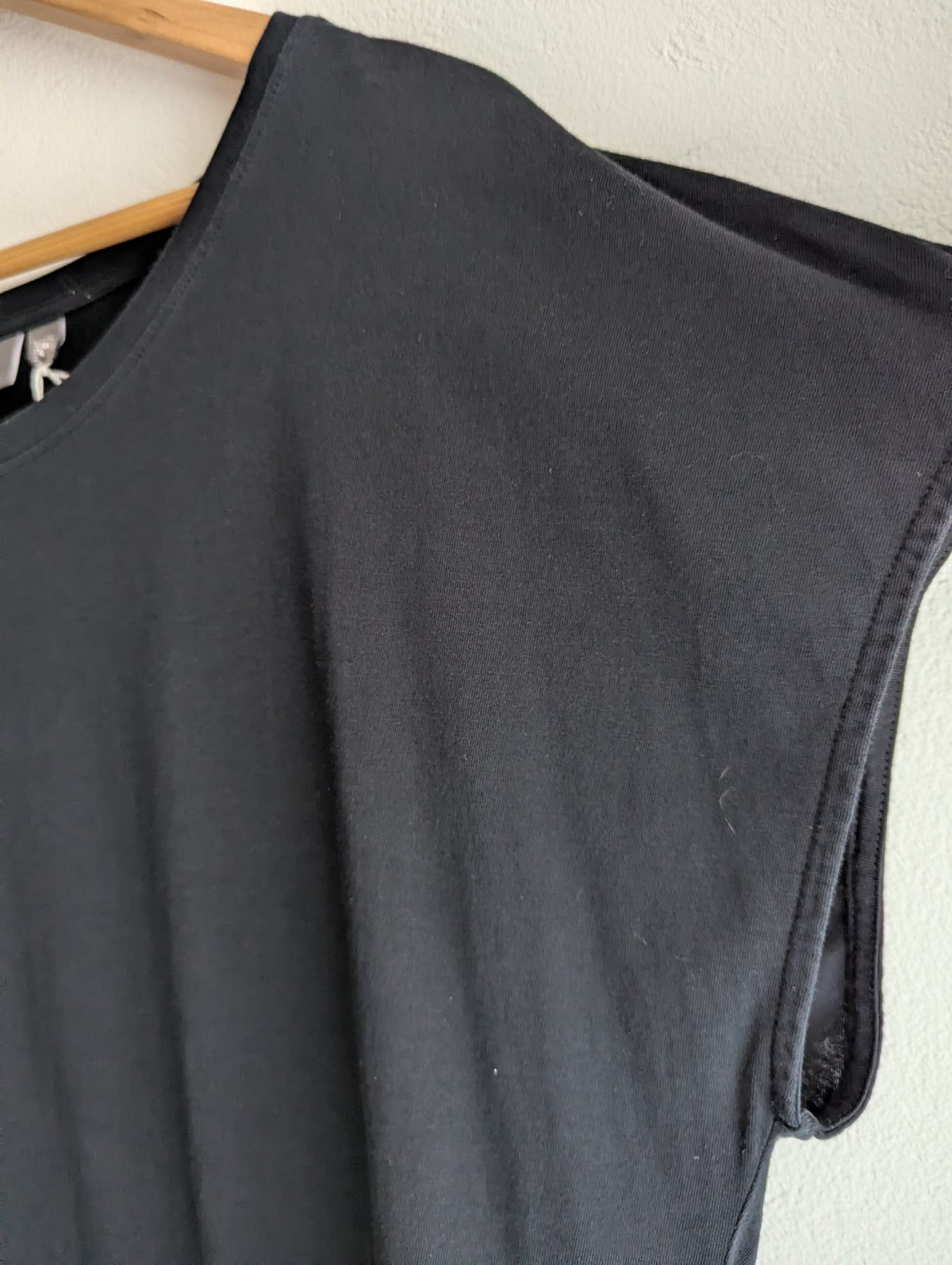 Sussan Black Cotton Tee