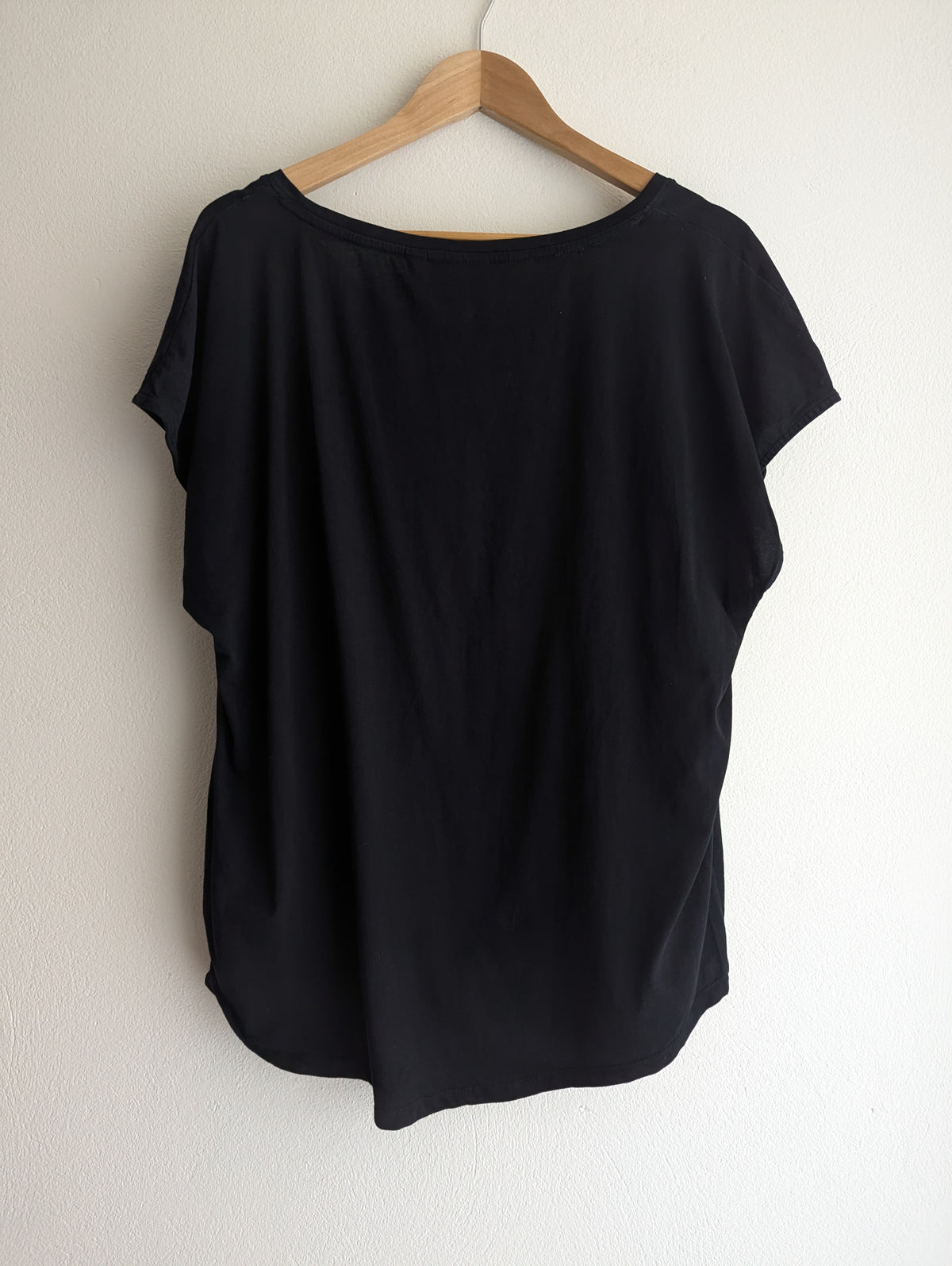 Sussan Black Cotton Tee