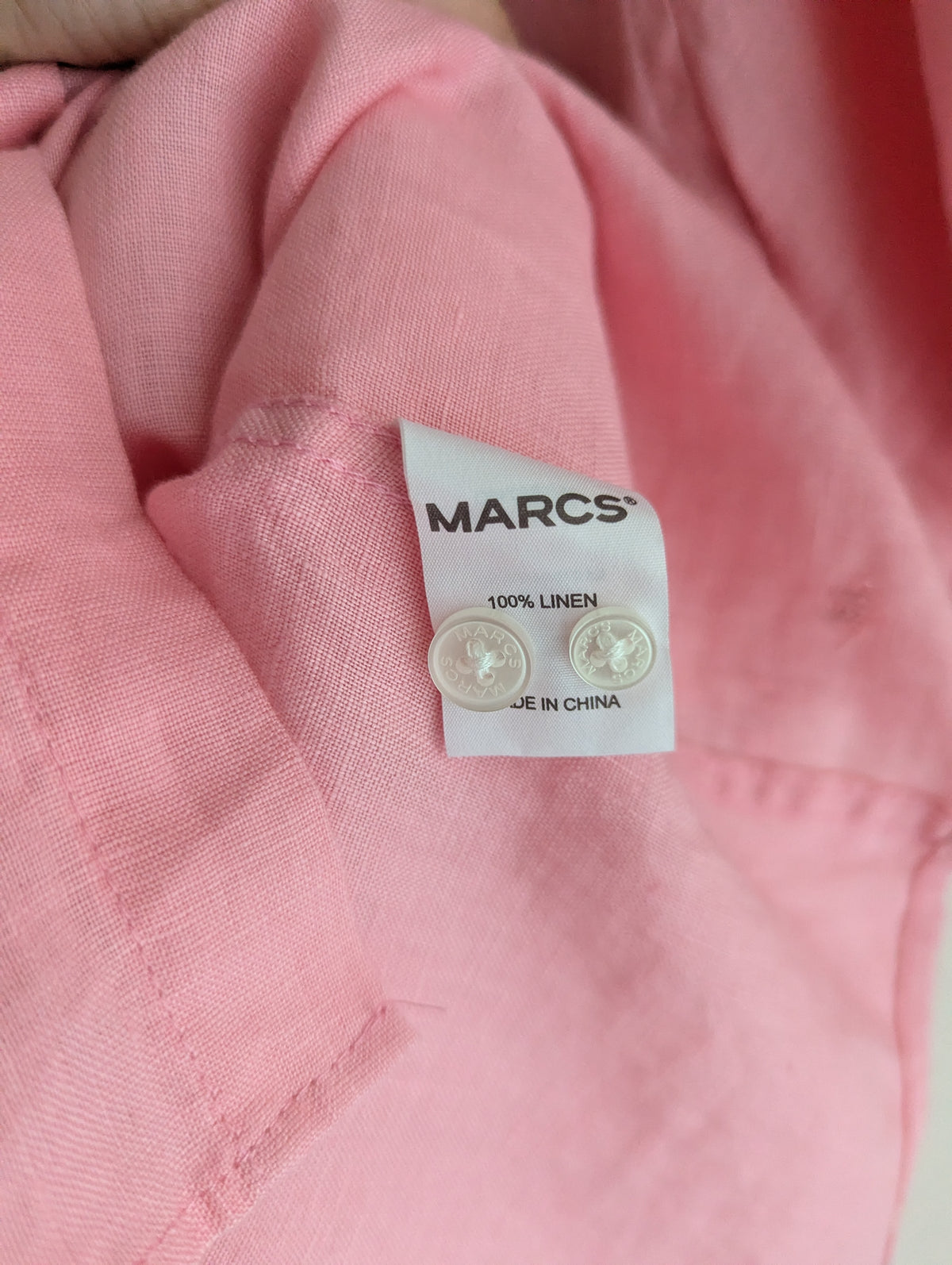 Marcs Pure Linen Button - Up Shirt