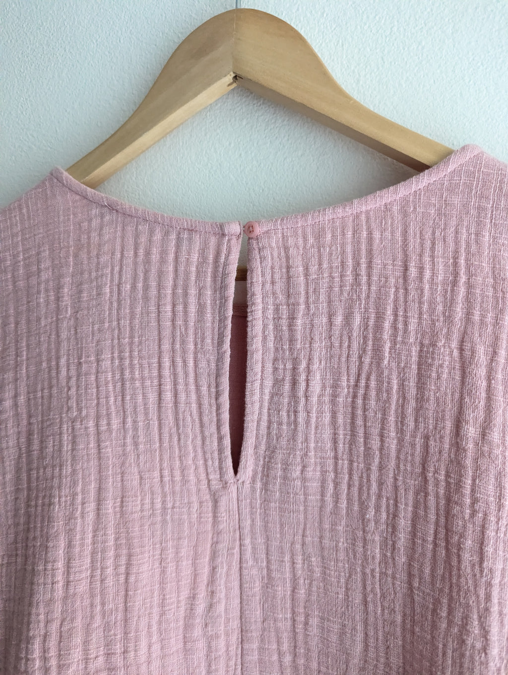 Sportsgirl Pink Cotton Gauze Top