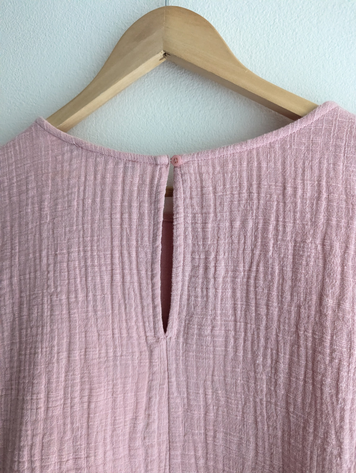 Sportsgirl Pink Cotton Gauze Top