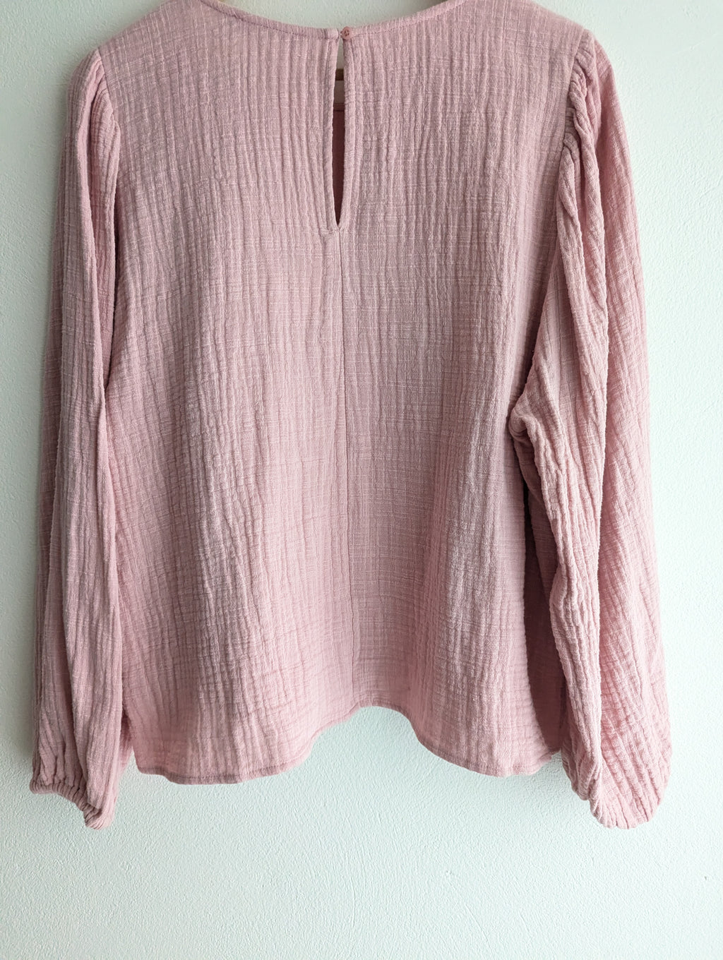 Sportsgirl Pink Cotton Gauze Top