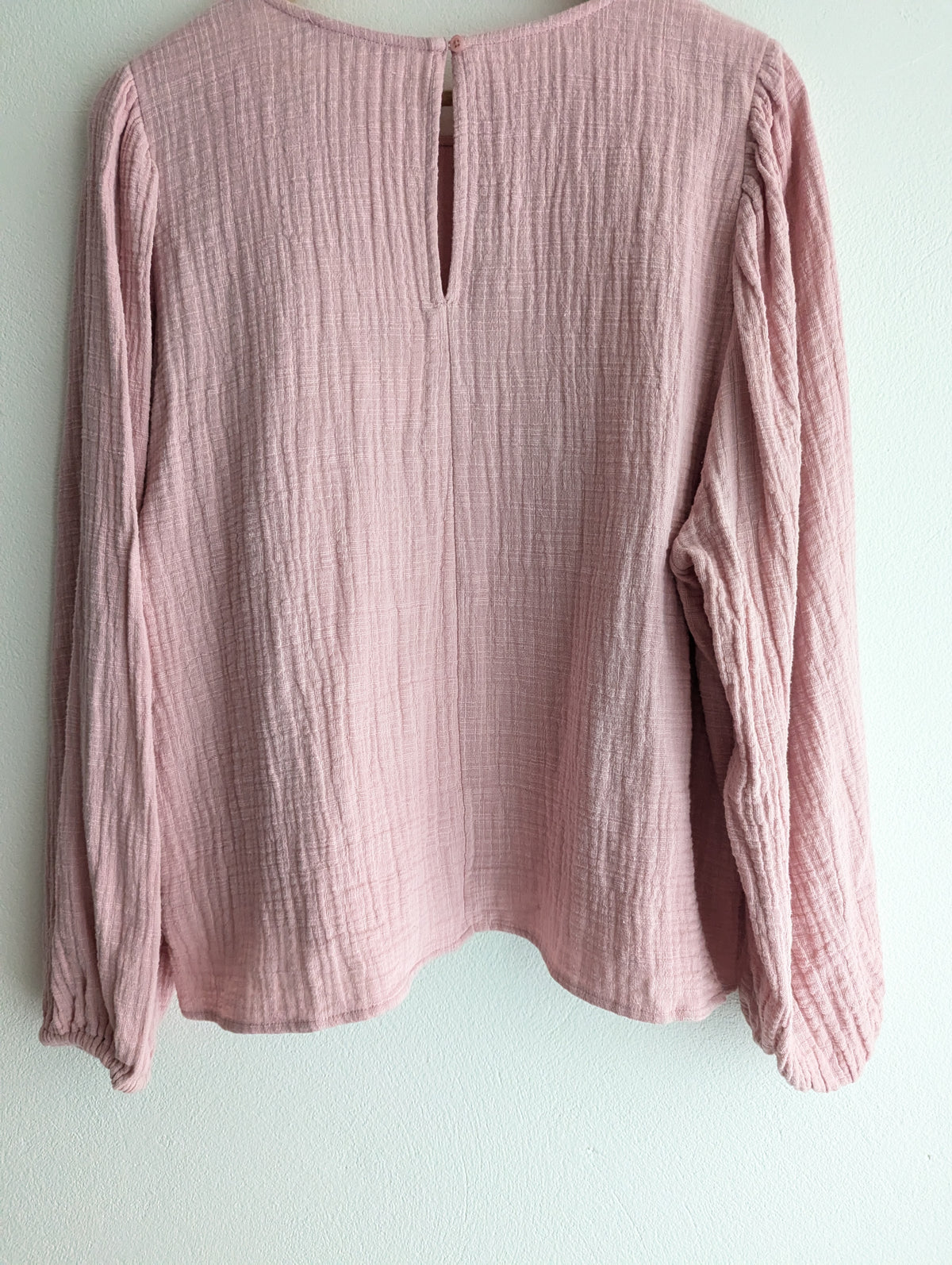 Sportsgirl Pink Cotton Gauze Top