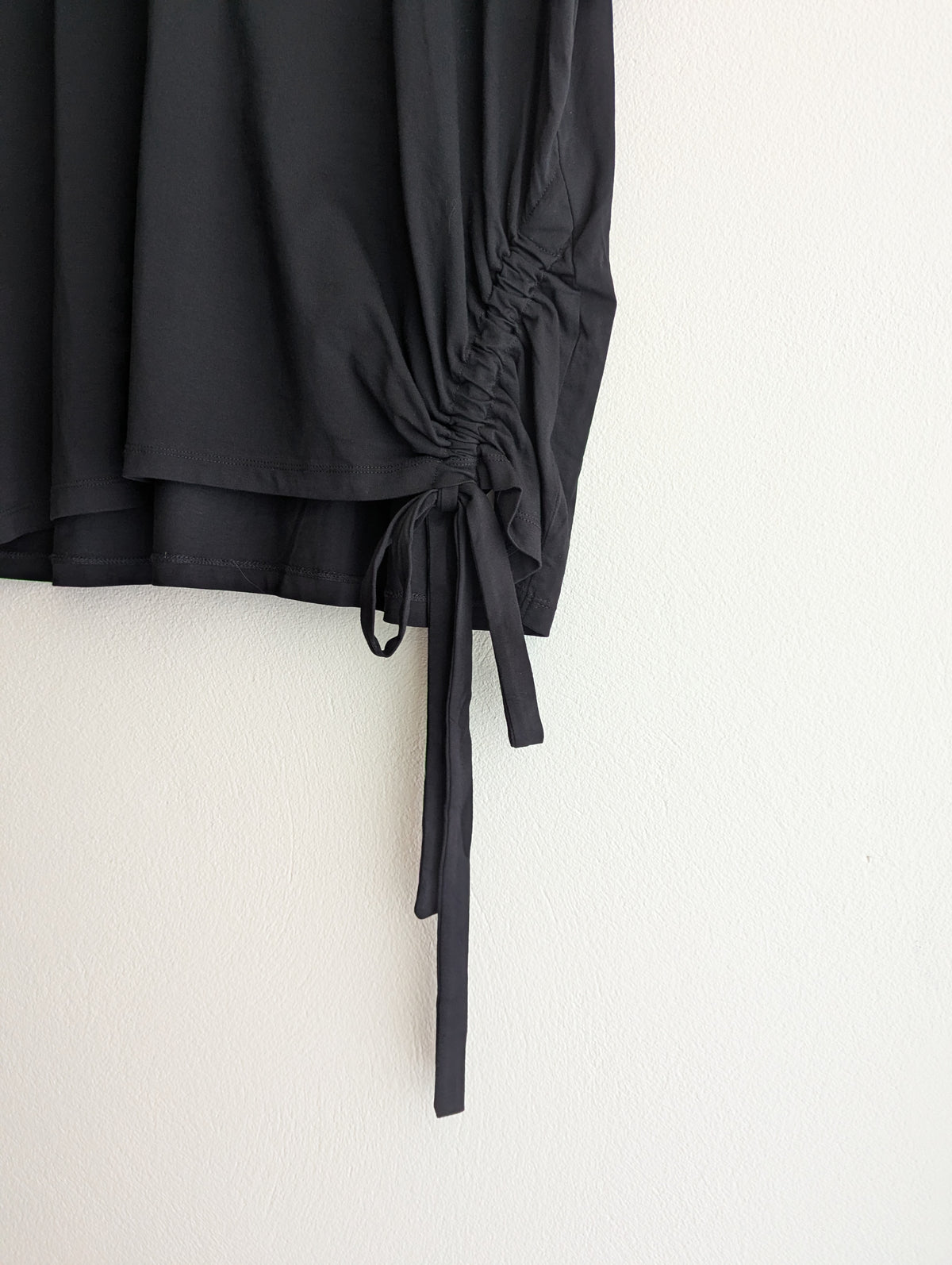 Sussan Black Gather T-Shirt