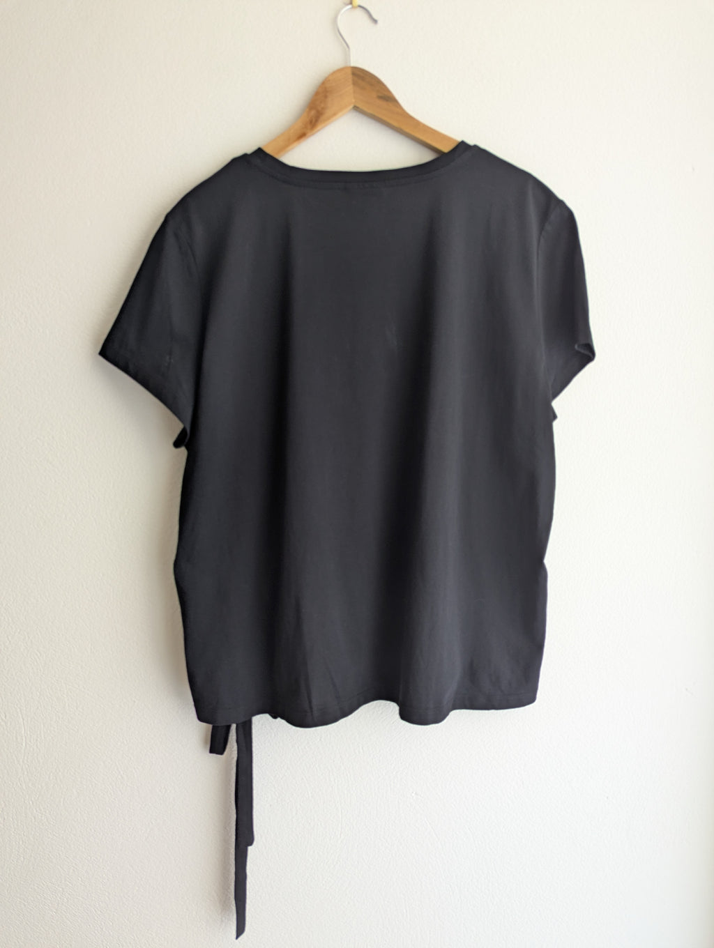 Sussan Black Gather T-Shirt