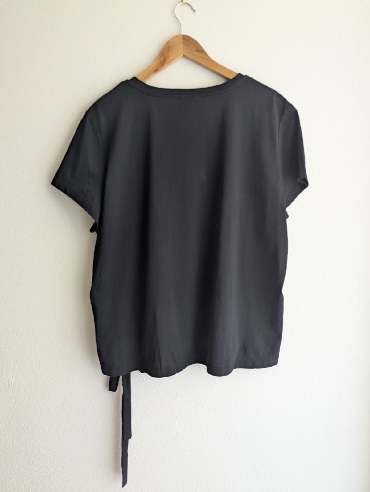 Sussan Black Gather T-Shirt