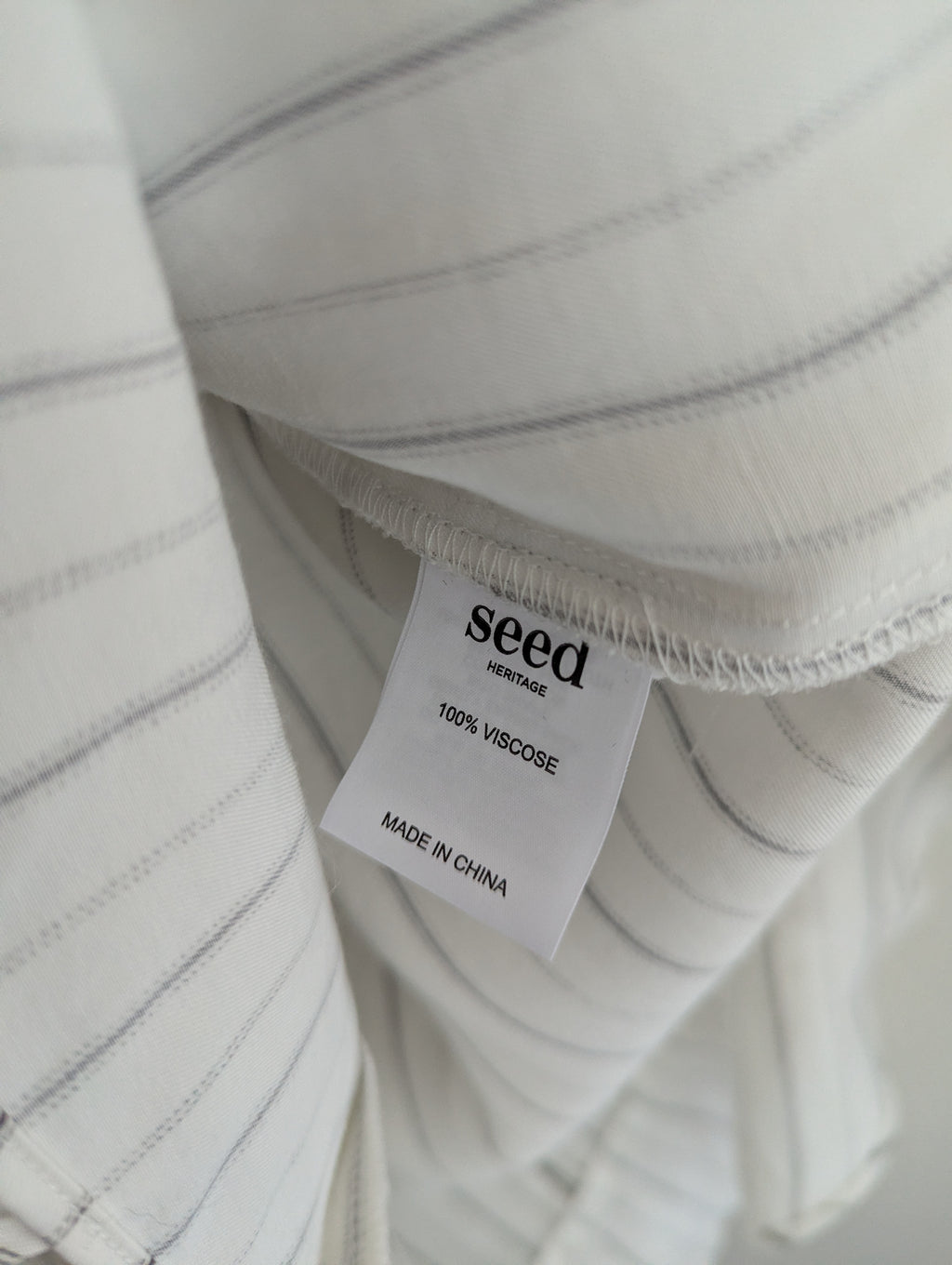 Seed Heritage Stripe Wrap-Skirt Dress