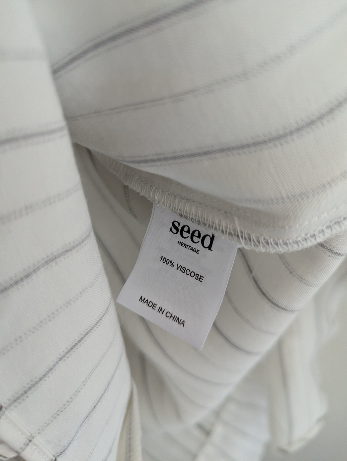 Seed Heritage Stripe Wrap-Skirt Dress