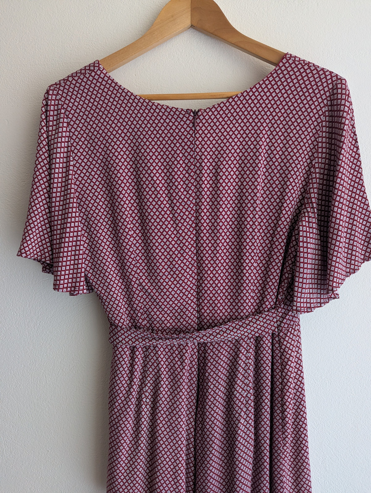 Minx & Moss Geometric Print Wrap Playsuit