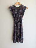 Caroline Morgan Native Floral Mini Dress
