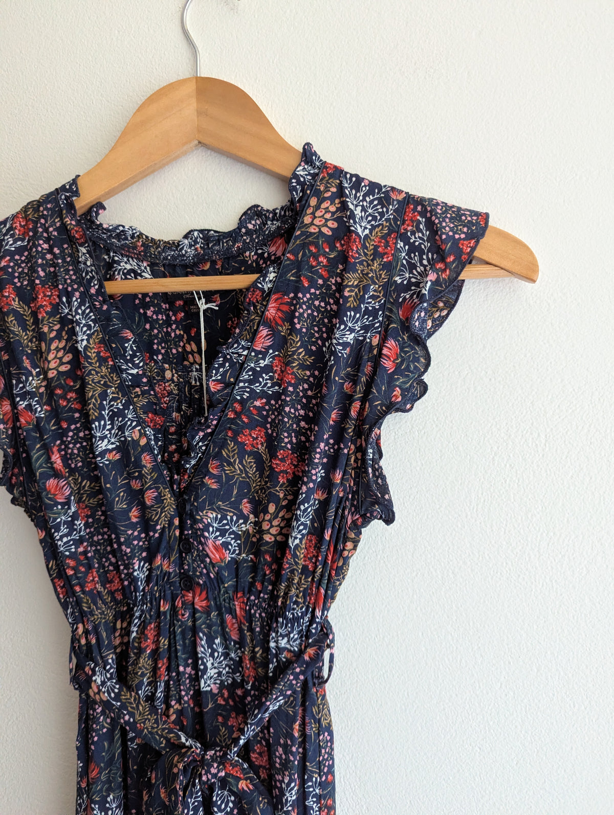 Caroline Morgan Native Floral Mini Dress