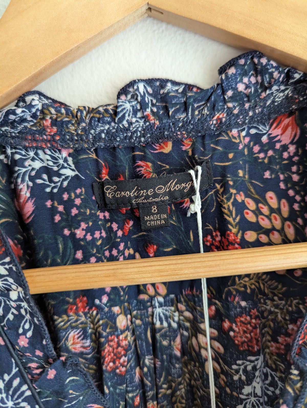 Caroline Morgan Native Floral Mini Dress