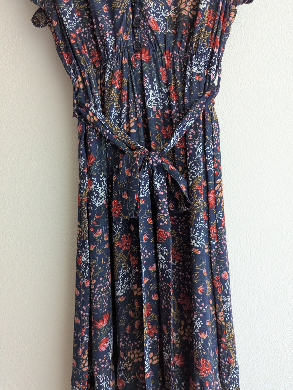 Caroline Morgan Native Floral Mini Dress