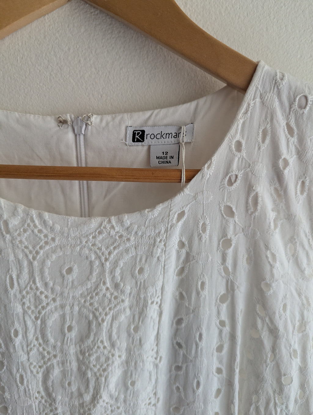 Rockmans Broderie Anglaise Sheath Dress
