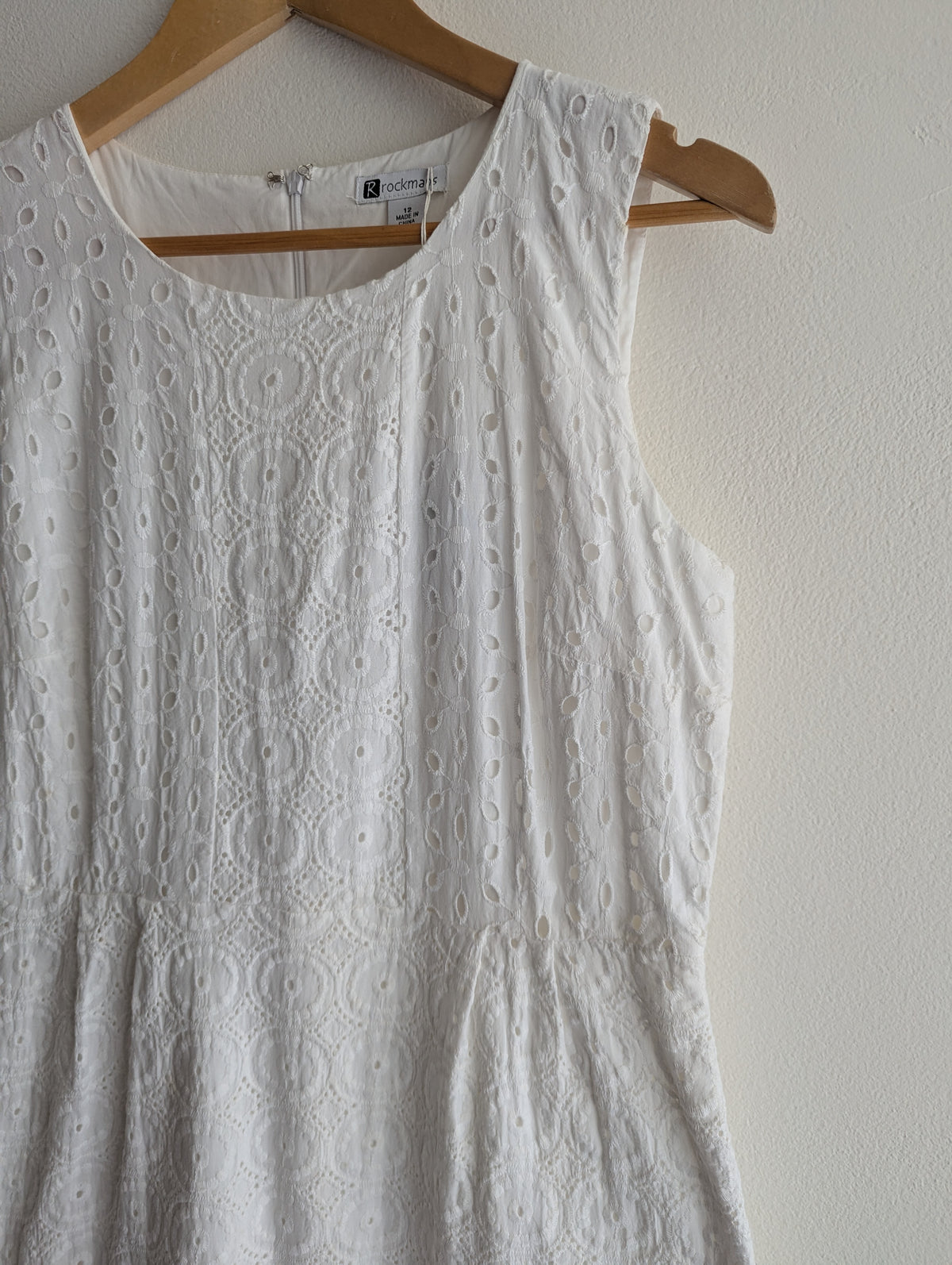 Rockmans Broderie Anglaise Sheath Dress