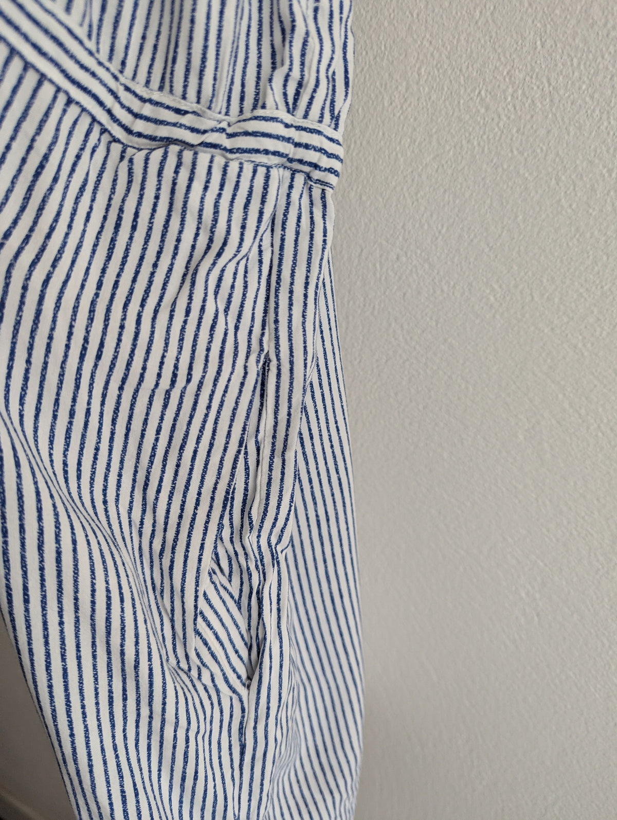 Witchery Navy & White Shirt Dress