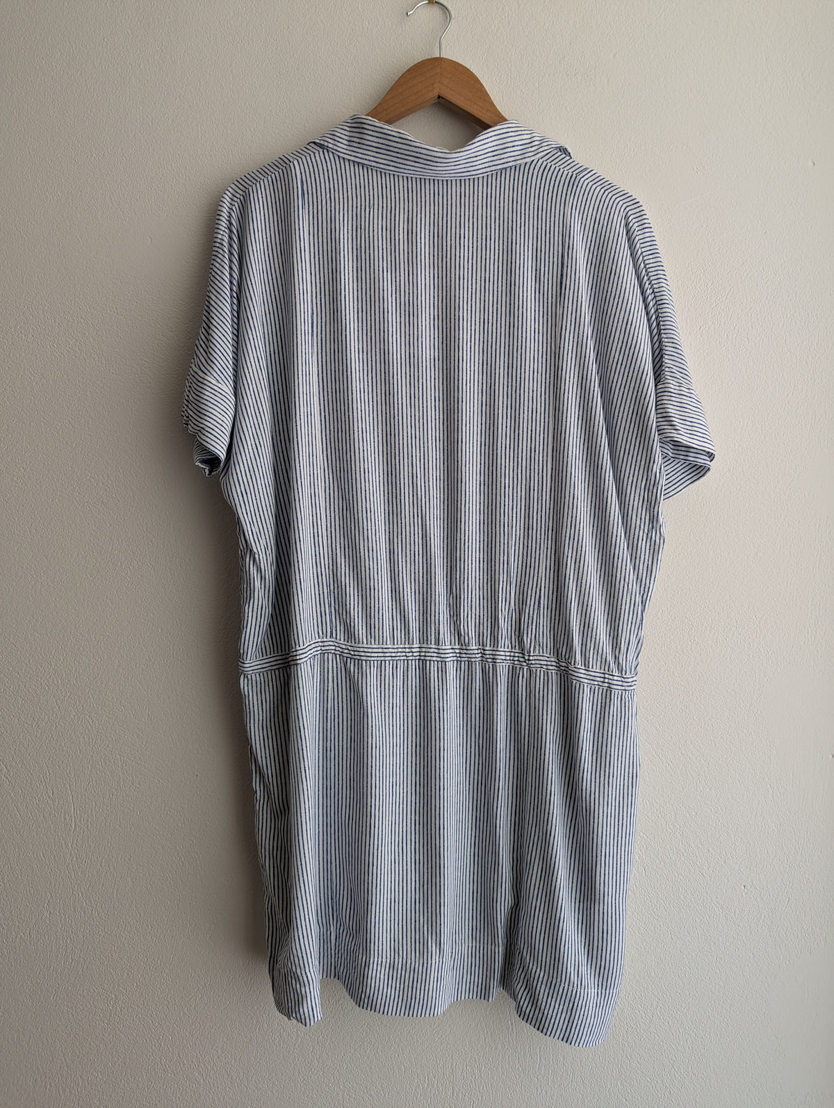 Witchery Navy & White Shirt Dress