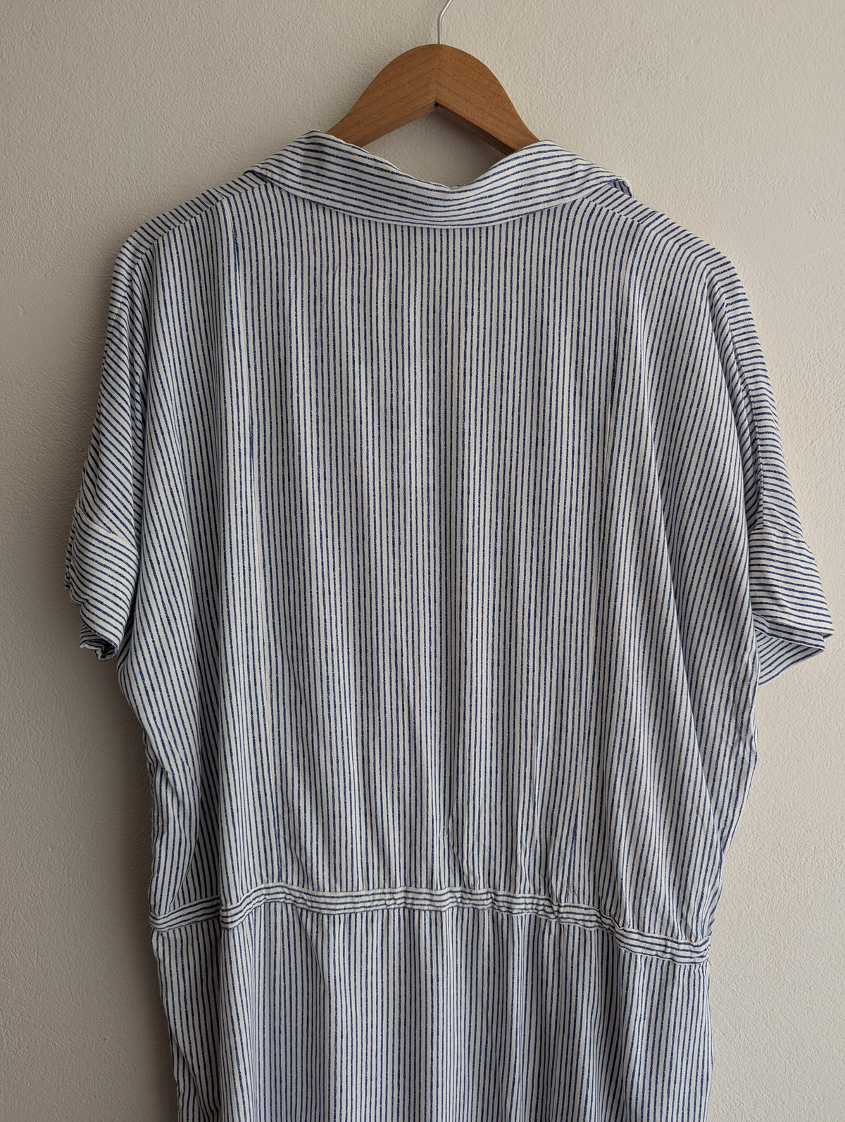 Witchery Navy & White Shirt Dress