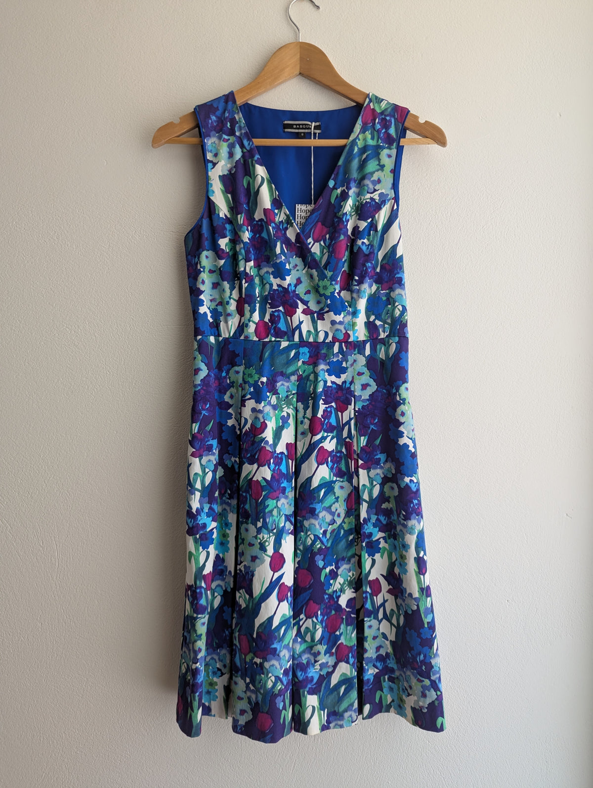 Basque Floral Watercolour Dress