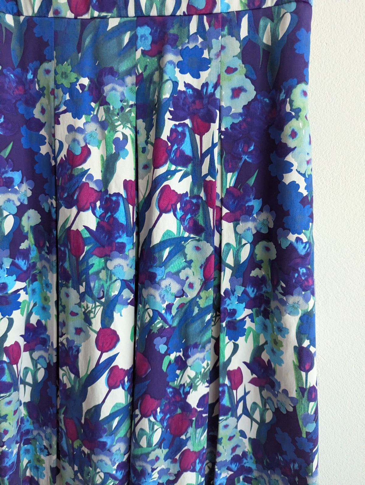 Basque Floral Watercolour Dress