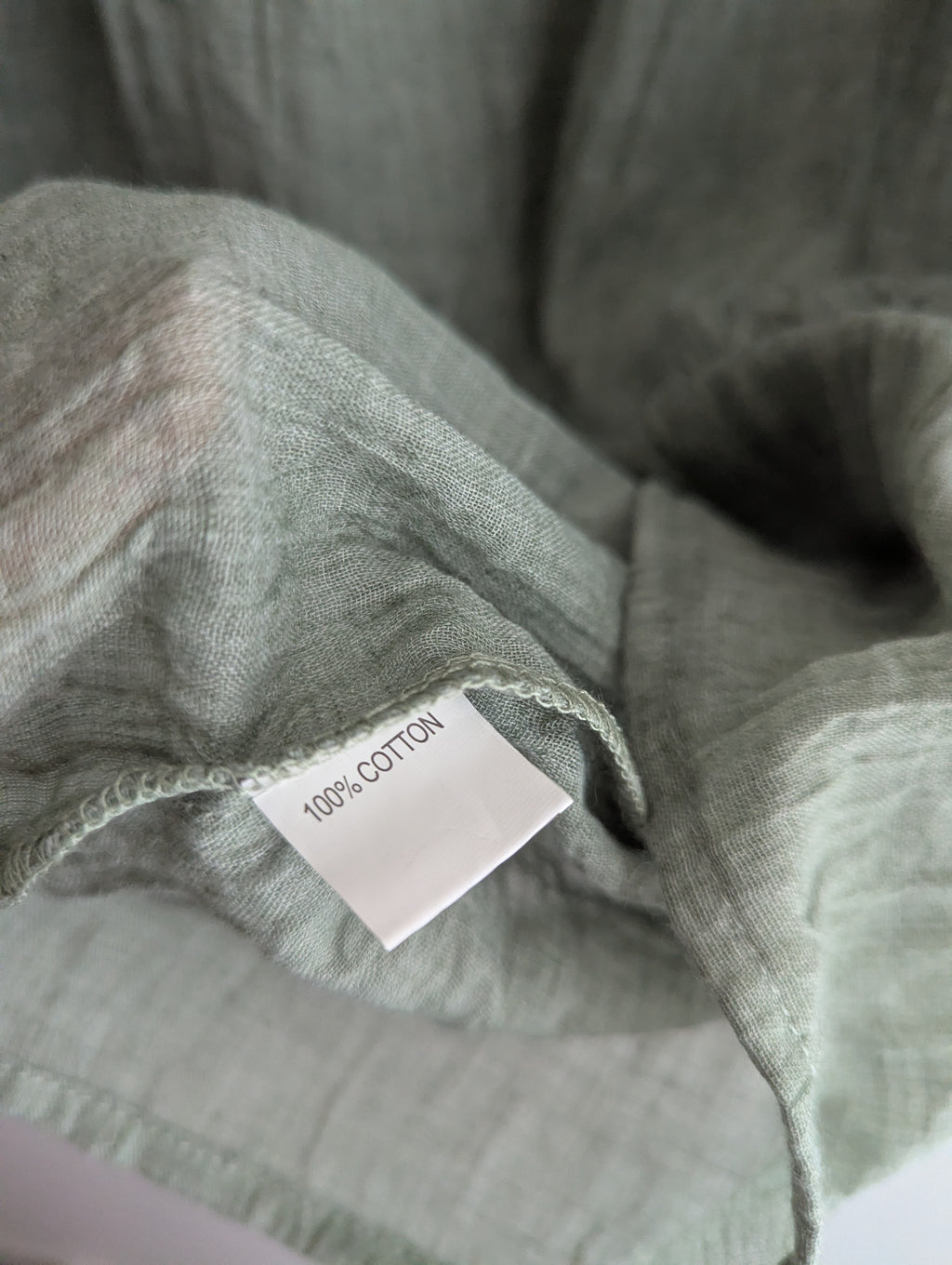 Indigo Designs Sage Cotton Blouse