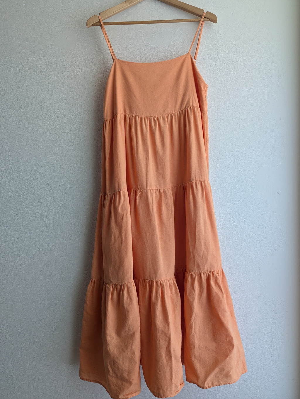 Charlie Holiday Tiered Linen Cotton Maxi Dress