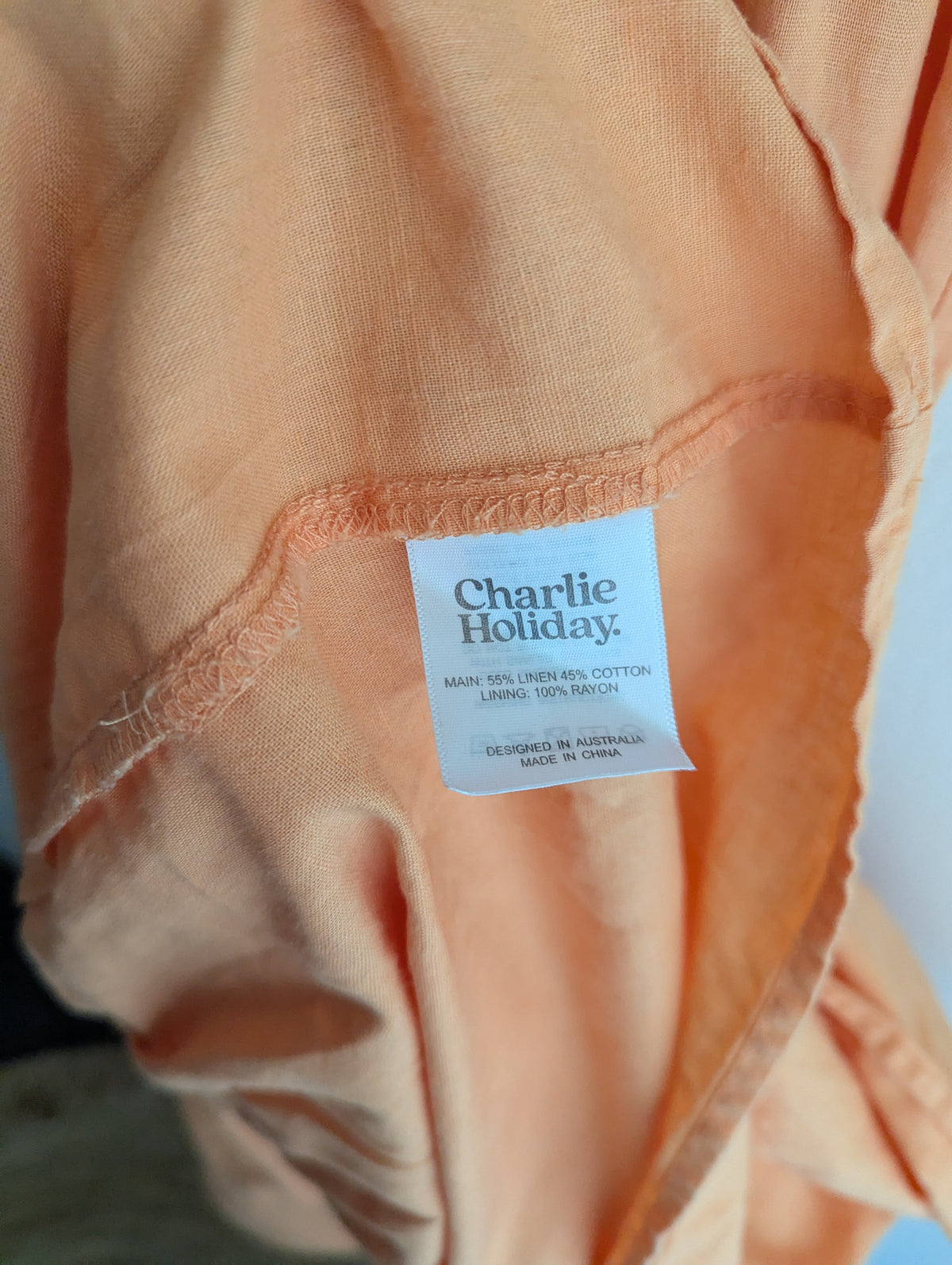 Charlie Holiday Tiered Linen Cotton Maxi Dress