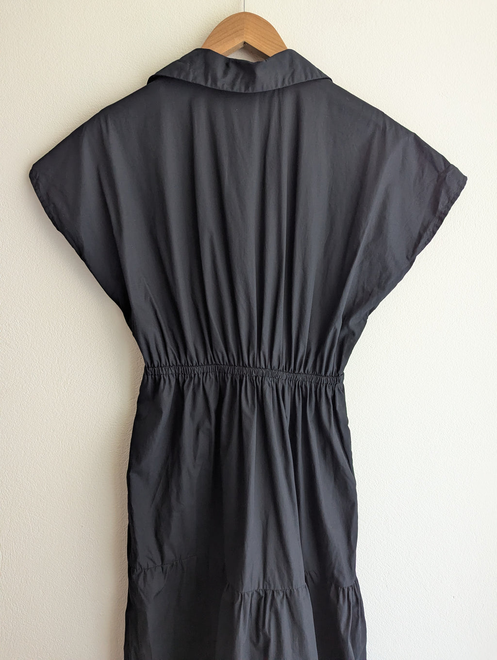 Zara Black Cotton Maxi Dress