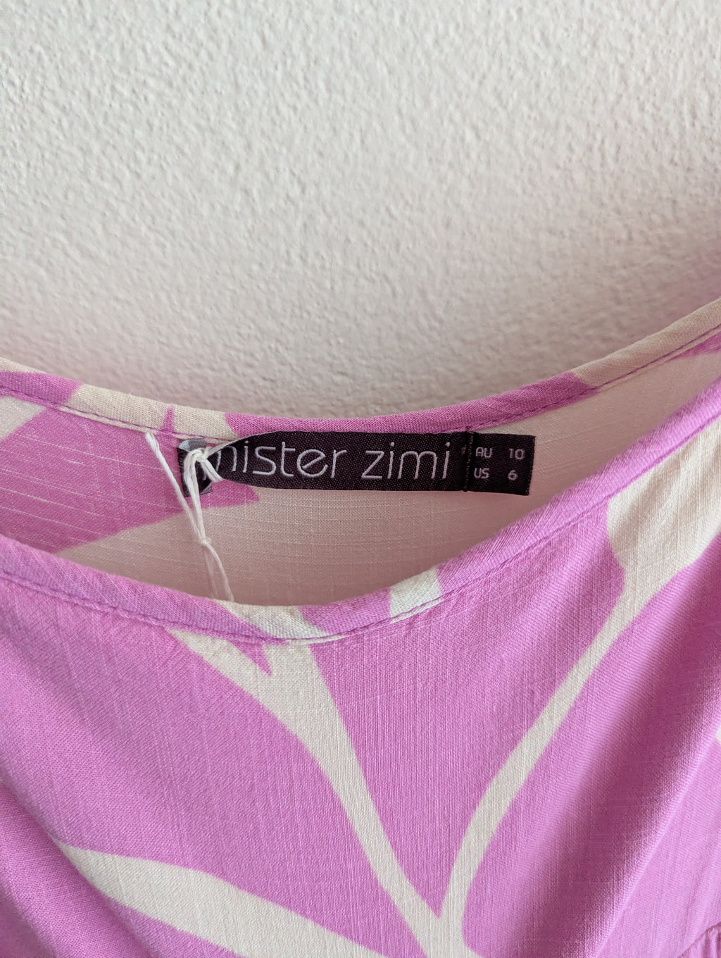 Mister Zimi Pink Floral Print Dress